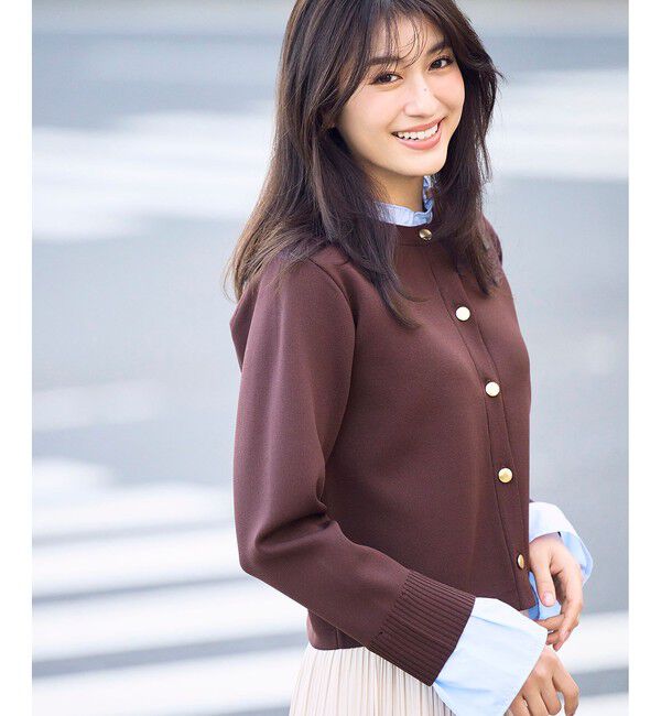 毛ナイロン ノーカラーコート（BEAUTY&YOUTH UNITED ARROWS）｜ルミネ