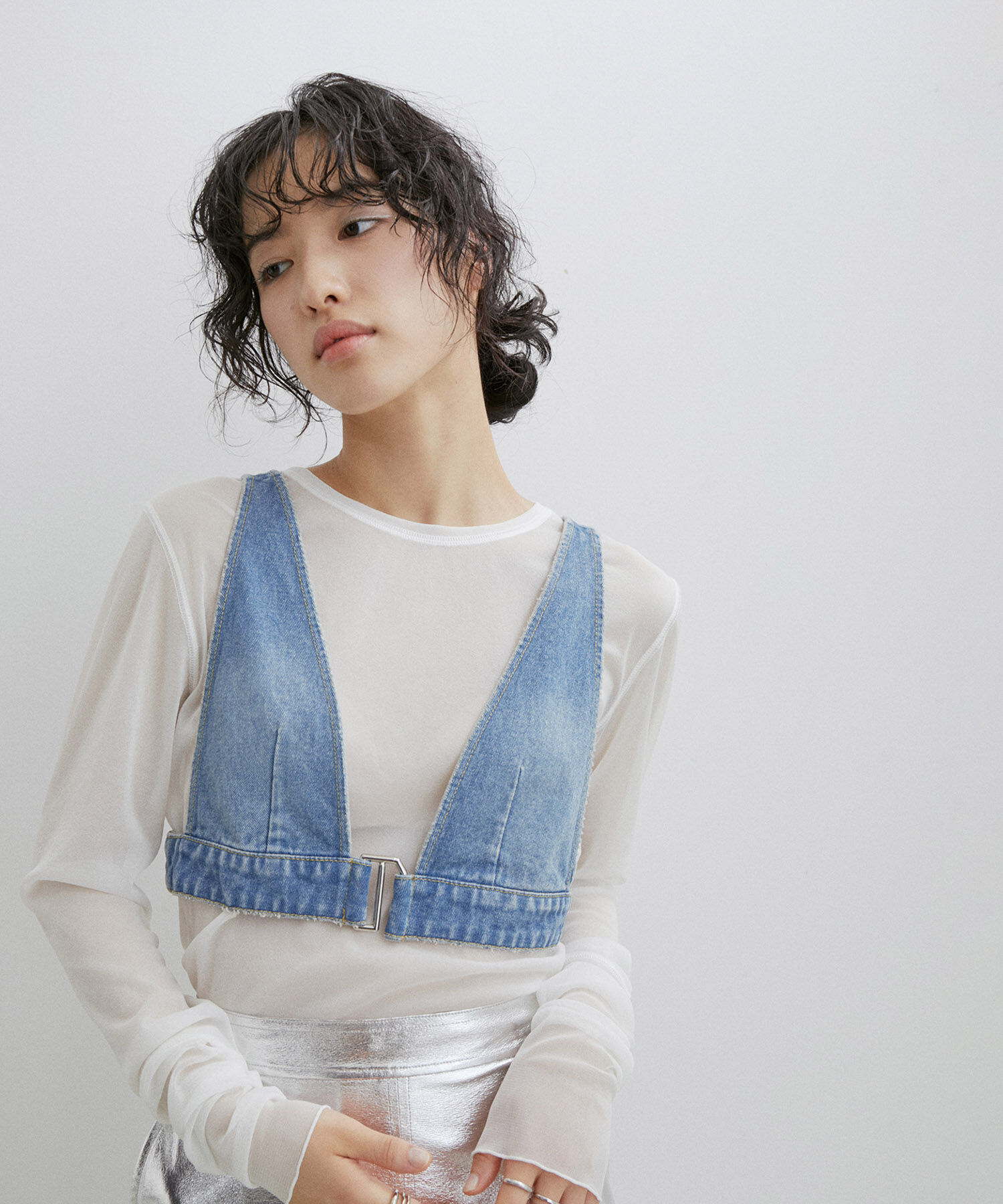 ファッションメンズなら|【アダム　エ　ロペ/ADAM ET ROPE’】 【サステナブル】デニムブラ