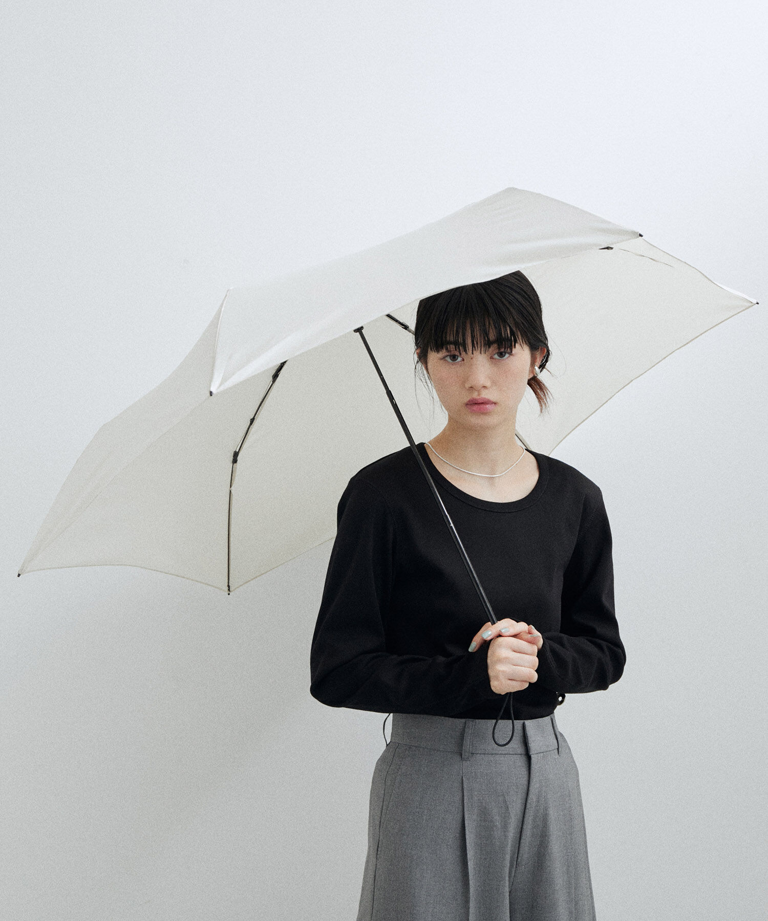 【アダム　エ　ロペ/ADAM ET ROPE’】 【サステナブル・晴雨兼用・男女兼用・U-DAY for ADAM ET ROPE'】[ADMERP] UMBRELLA60 with tote / 折りた