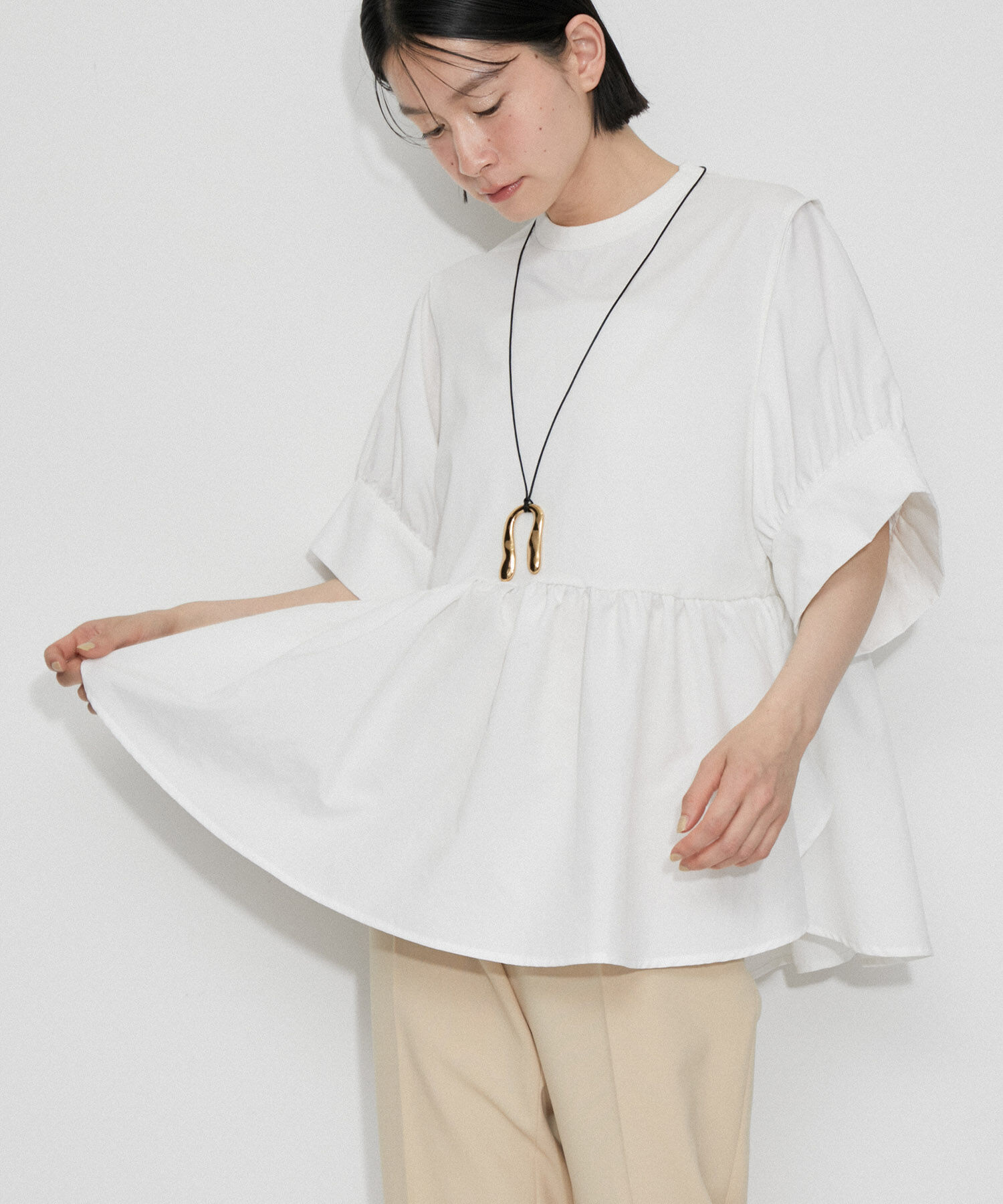 ファッションメンズのイチオシ|【アダム　エ　ロペ/ADAM ET ROPE’】 【再入荷・サステナブル・洗える・UVカット】バウンスカフスプルオーバー