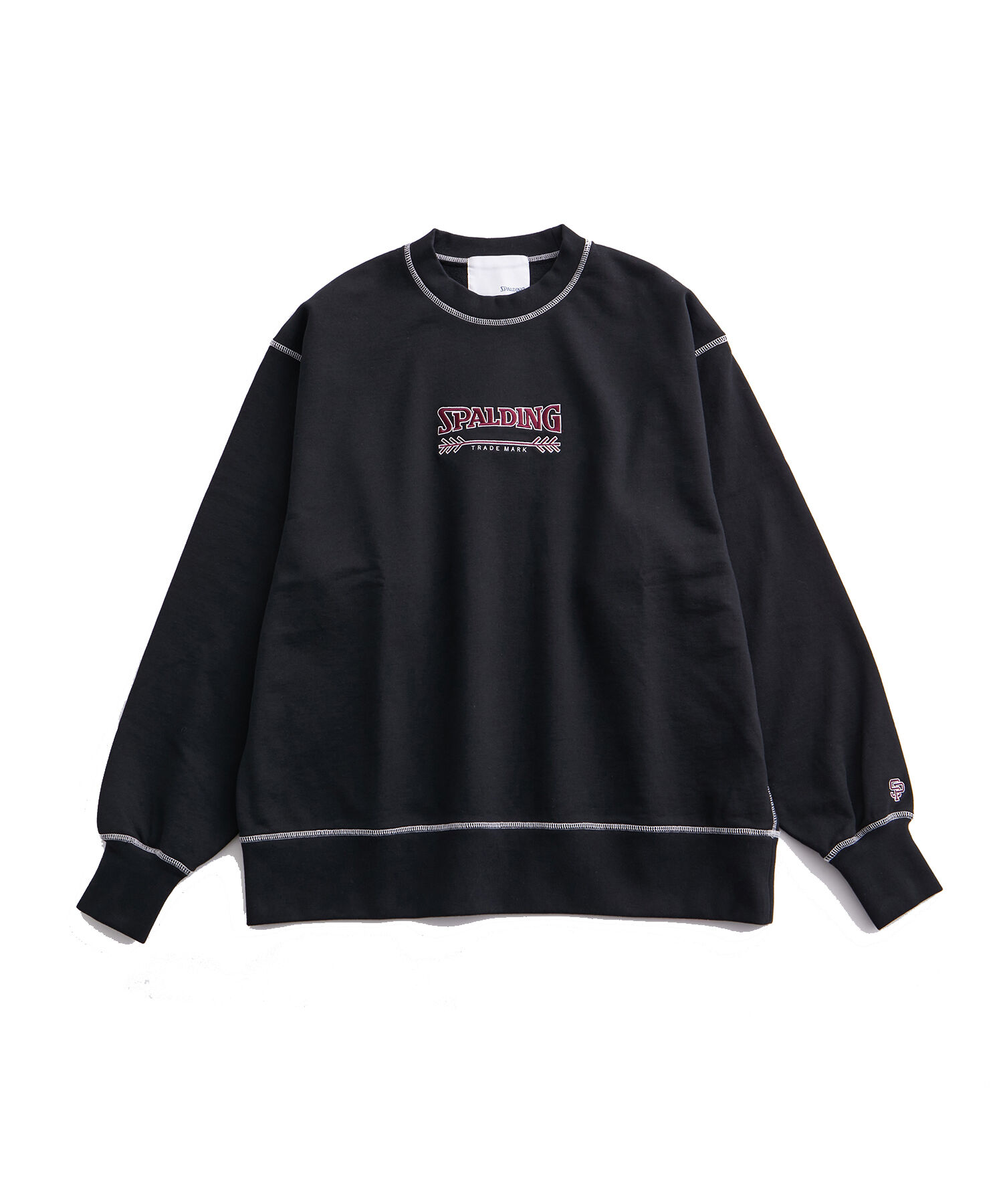 モテ系ファッションメンズ|【アダム エ ロペ/ADAM ET ROPE’】 《別注》【SPALDING/スポルディング】LOGO SWEATSHIRT / UNISEX