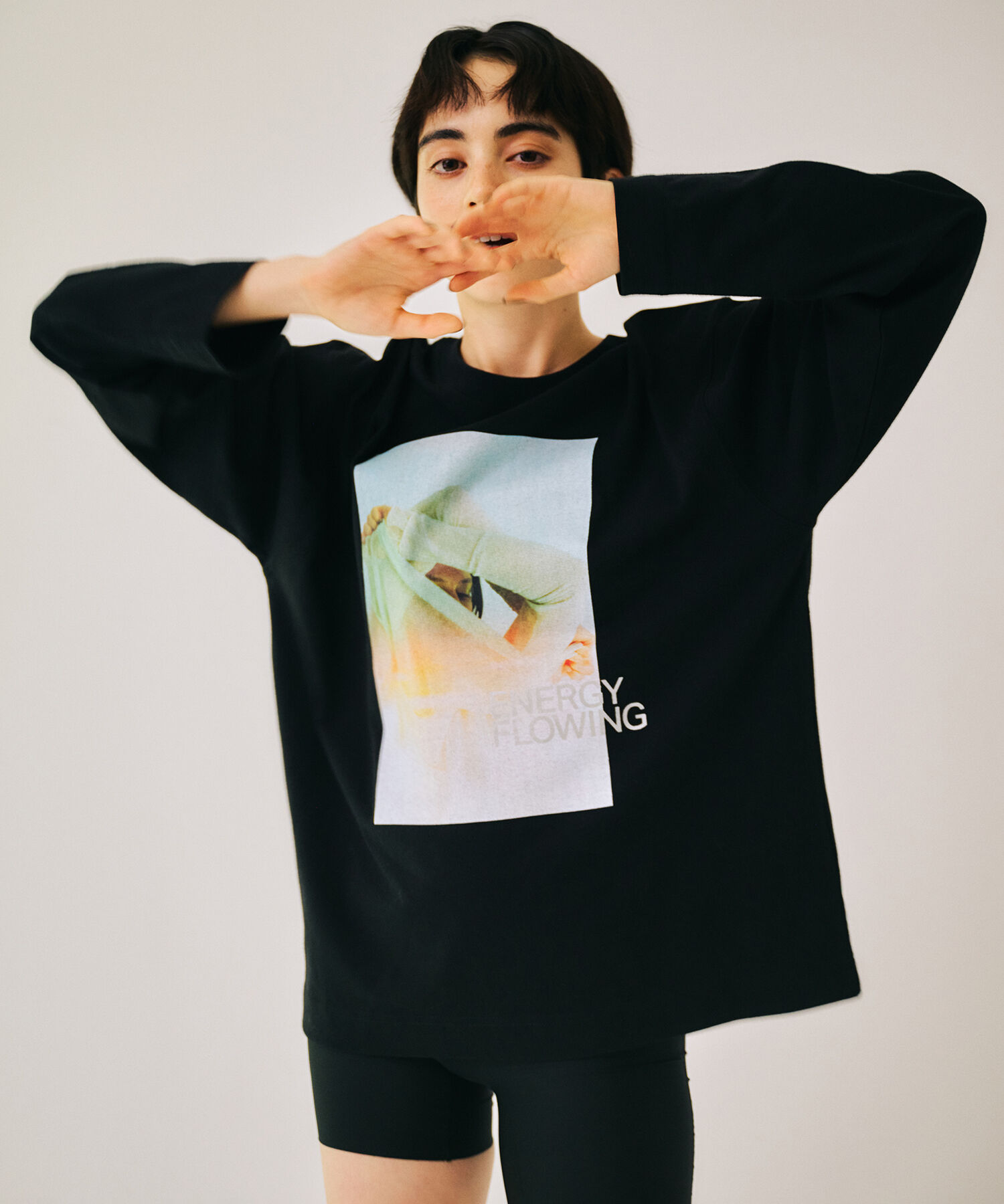 モテ系ファッションメンズ|【アダム　エ　ロペ/ADAM ET ROPE’】 【WEB限定・洗える】RECORDS ロングスリーブTEE