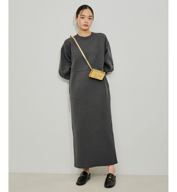 カラーメランジニットワンピース（qualite）｜ルミネのファッション