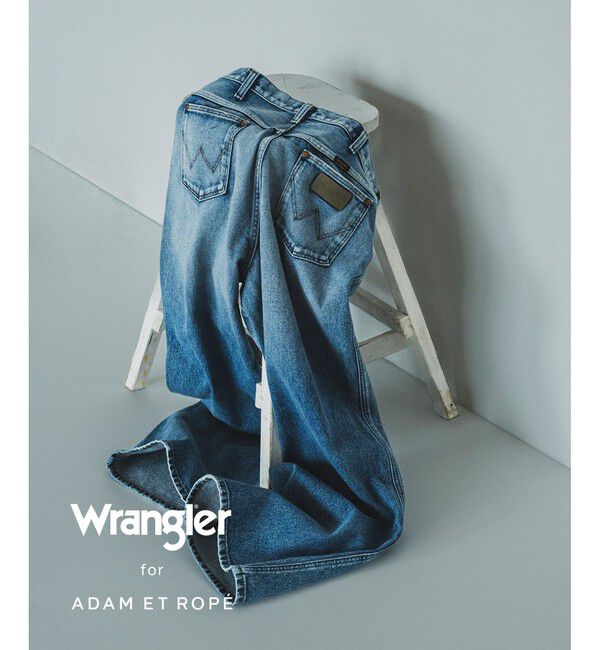 【アダム　エ　ロペ/ADAM ET ROPE’】 《別注》【Wrangler/ラングラー】WIDE FLARE JEAN / UNISEX