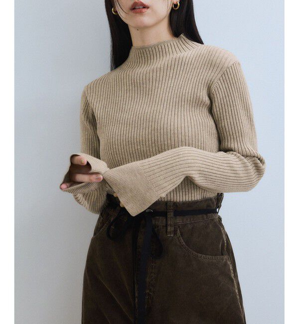 【アダム　エ　ロペ/ADAM ET ROPE’】 【WEB限定】・【定番人気】ハイネックラメニットプルオーバー