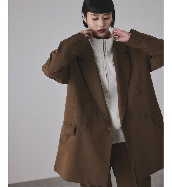 【アダム　エ　ロペ/ADAM ET ROPE’】 【サステナブル】ダブルブレストジャケット