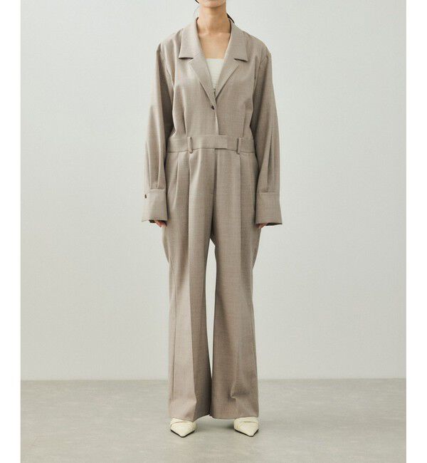 【アダム　エ　ロペ/ADAM ET ROPE’】 【EMOELLE】テーラードリラクシーオールインワン