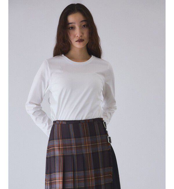 ファッションメンズなら|【アダム　エ　ロペ/ADAM ET ROPE’】 ロングスリーブコットンTシャツ