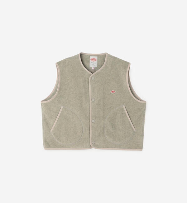 モテ系メンズファッション|【ビショップ/Bshop】 DANTON | フリース カラーレスベスト WOMEN