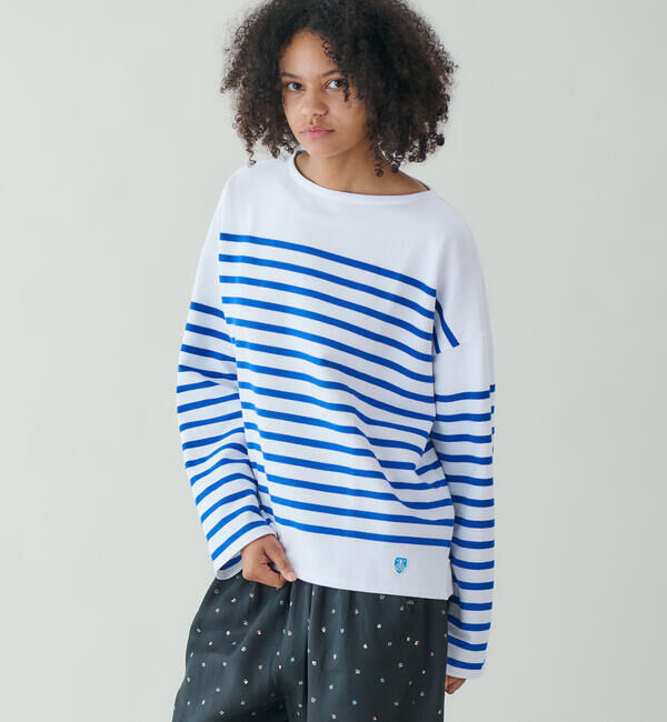 人気ファッションメンズ|【ビショップ/Bshop】 ORCIVAL | ラッセル ワイドセーラーTシャツ WOMEN