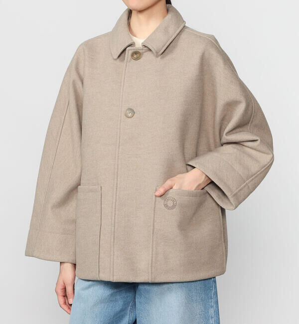 【ビショップ/Bshop】 ORCIVAL | ブリティッシュツイード ドルマンスリーブジャケット WOMEN