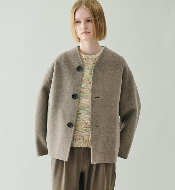 【ビショップ/Bshop】 LE GLAZIK | ウールリバー ジャケット WOMEN