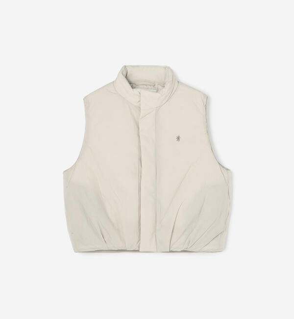 【ビショップ/Bshop】 Gymphlex | ナイロンタフタ ショート中綿ベスト WOMEN