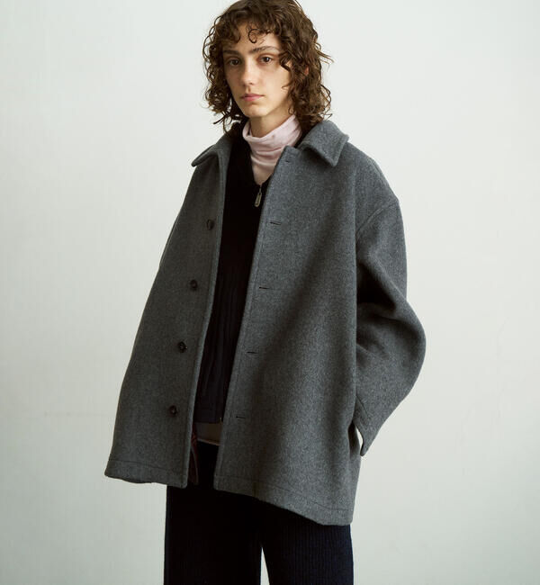 【ビショップ/Bshop】 UNFIL | 【LONDON TRADITION×UNFIL】ダブルフェイス オーバーサイズジャケット WOMEN