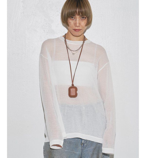 【ウィム　ガゼット/Whim Gazette】 【GEMINI】クルーネックプルオーバー