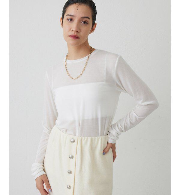 ファッションメンズなら|【ウィム　ガゼット/Whim Gazette】 【THE PAUSE】シアーロンTEE