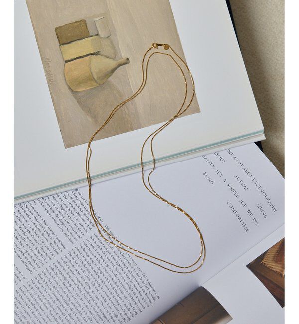 【ウィム　ガゼット/Whim Gazette】 【Hoaw.】ロングチェーンネックレス