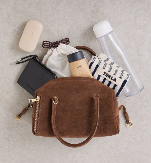 牛革/高見え】シュリンクリンボストンバッグ｜ルミネのファッション