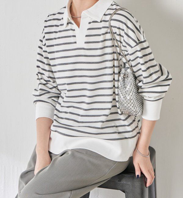 ファッションメンズのイチオシ|【コラージュ　ガリャルダガランテ/COLLAGE GALLARDAGALANTE】 ボーダーポンチニットソー