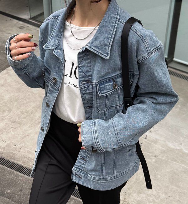 メンズファッションなら|【コラージュ ガリャルダガランテ/COLLAGE GALLARDAGALANTE】 Q.anos ストレッチリブデニムジャケット