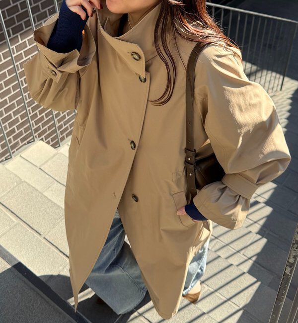 ヘリンボンツイードボンディングコーディガン（ADAM ET ROPE