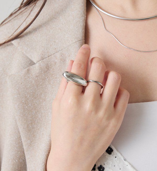 【コラージュ　ガリャルダガランテ/COLLAGE GALLARDAGALANTE】 【PAPILLONNER/パピヨネ】オーバルリング