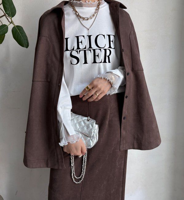 メンズファッションなら|【ドゥドゥ/DOUDOU】 【WEB限定】LEICESTERフロッキーレイヤードロンTEE