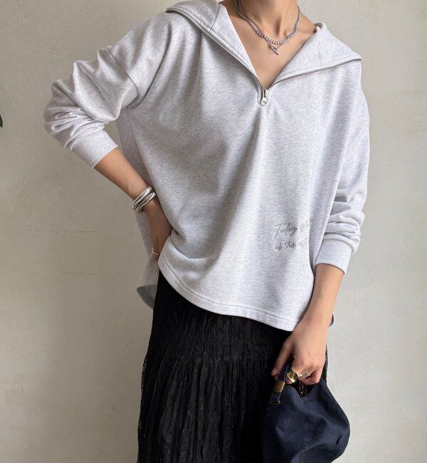 ファッションメンズのイチオシ|【ドゥドゥ/DOUDOU】 【WEB限定】グリッターロゴフーディー