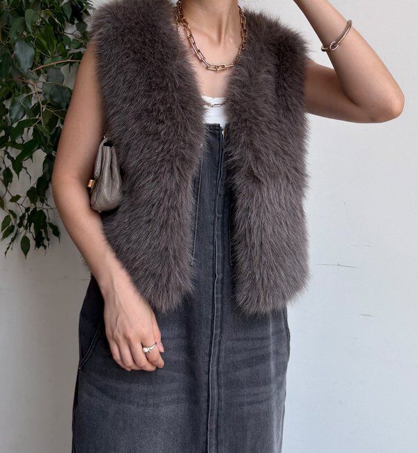 メンズファッションの一押し|【ドゥドゥ/DOUDOU】 【WEB限定】ラメファーベスト