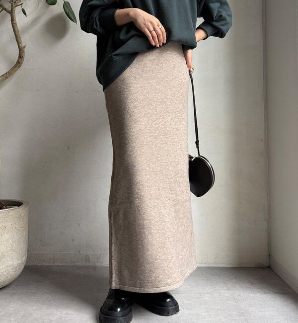 【ドゥドゥ/DOUDOU】 【WEB限定】ニットタイトスカート