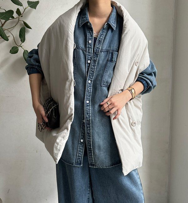 ファッションメンズのイチオシ|【ドゥドゥ/DOUDOU】 【WEB限定】ストールライクファーバーダウンベスト