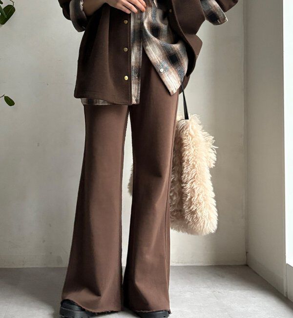 メンズファッションオススメ|【ドゥドゥ/DOUDOU】 【WEB限定】セミフレア裏毛パンツ