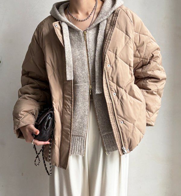 oversized tweed blouson（CODE A）｜ルミネのファッション通販