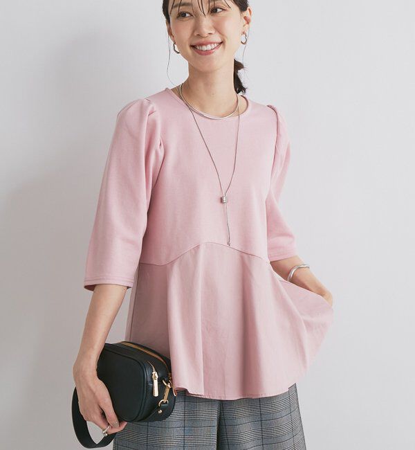 ファッションメンズのイチオシ|【アンディコール/un dix cors】 《大人可愛い雰囲気に◎》異素材切替フレアプルオーバー