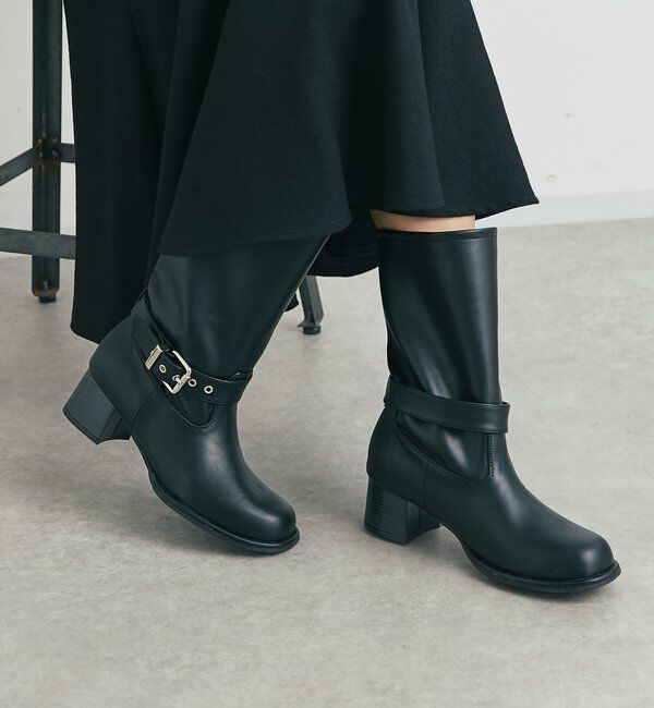 【アンディコール/un dix cors】 【EVOL(イーボル)】ミドルエンジニアブーツ