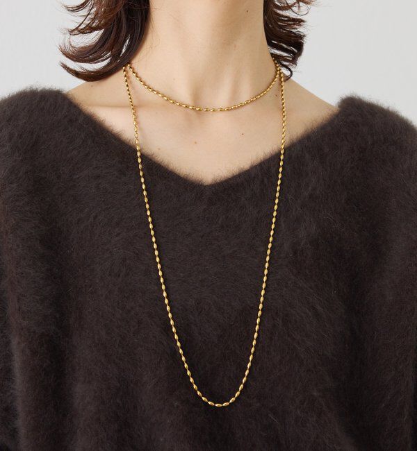 モテ系メンズファッション|【リヴドロワ/RIVE DROITE】 【R.good(アールドットグッド)】オーバルボールロングネックレス