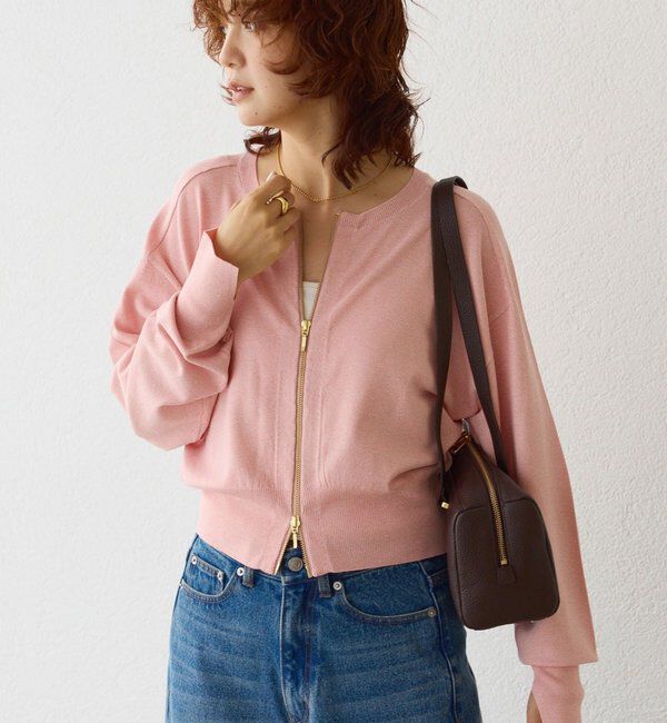 メンズファッションオススメ|【リヴドロワ/RIVE DROITE】 【大人のこなれ感】ZIPニットカーディガン