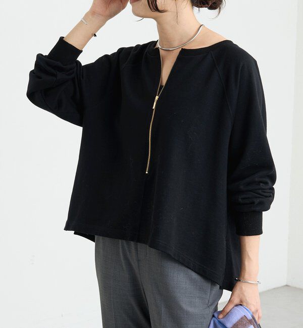メンズファッションオススメ|【リヴドロワ/RIVE DROITE】 予約【新色追加/抜け感◎】ハーフZIPスウェット