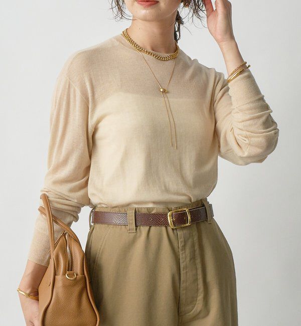 【リヴドロワ/RIVE DROITE】 【MYSELFbyRD（マイセルフバイリヴドロワ）】ロングニットプルオーバー