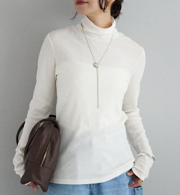 メンズファッションなら|【リヴドロワ/RIVE DROITE】 予約【レイヤードに最適】ガーゼフライスタートルカットソー