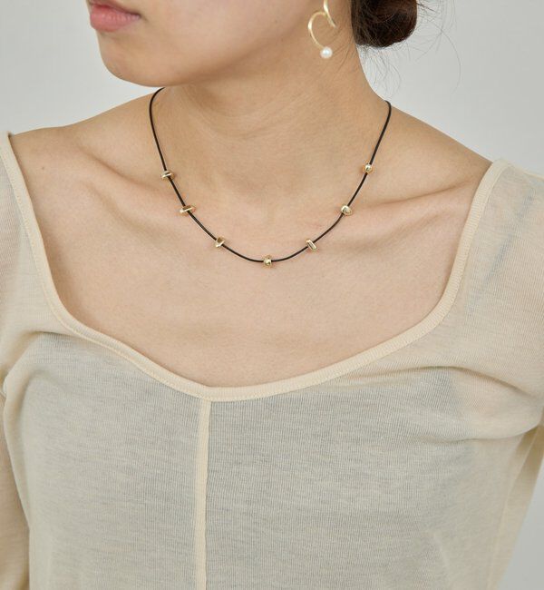 【ガリャルダガランテ/GALLARDAGALANTE】 メタルピースコードネックレス