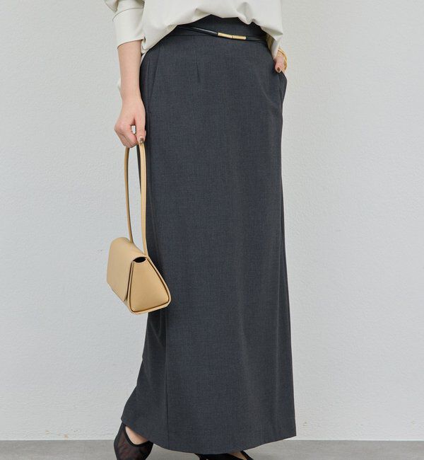 【ガリャルダガランテ/GALLARDAGALANTE】 【セットアップ対応】梳毛ストレッチタイトスカート