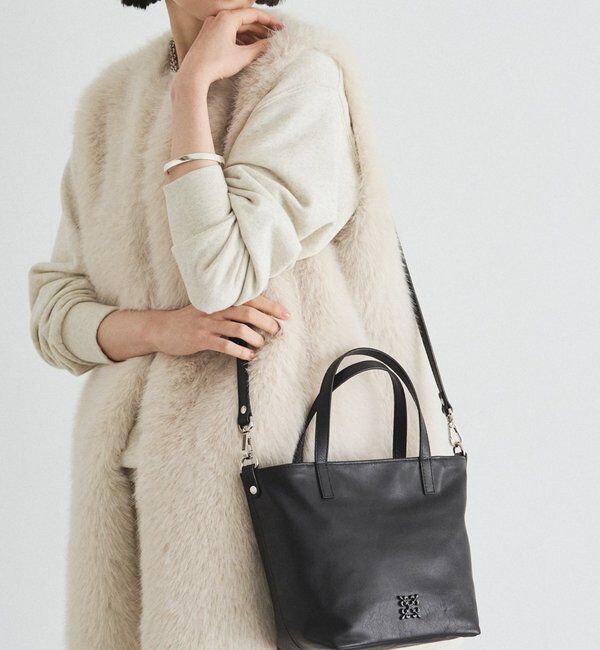 メンズファッションオススメ|【ラシット/russet】 レザー2WAYミニトートバッグ