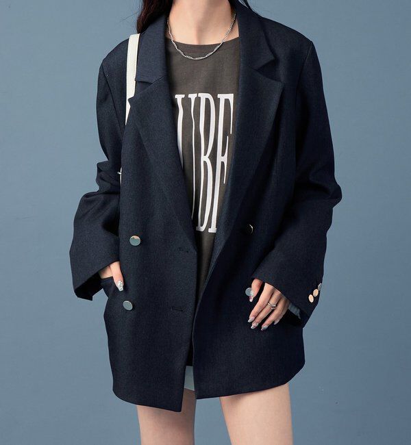 【ミスティック/mystic】 金ボタンテーラードジャケット