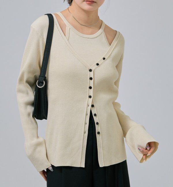 ファッションメンズなら|【ミスティック/mystic】 アメスリニットカーデSET