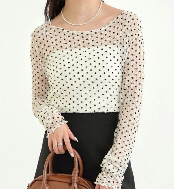 メンズファッションの一押し|【ミスティック/mystic】 ドットレースプルオーバー