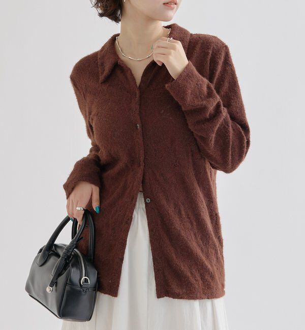 メンズファッションの一押し|【ミスティック/mystic】 襟付きシャギーカーディガン