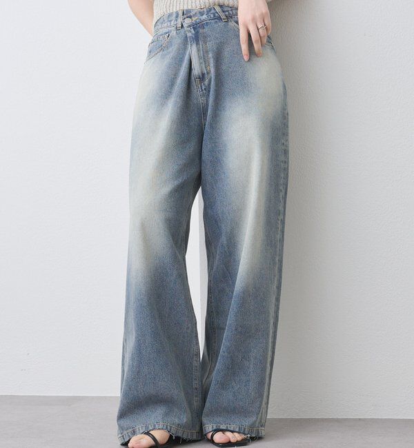 【ミスティック/mystic】 カットオフオーバーダイデニム