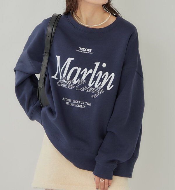 メンズファッションなら|【ミスティック/mystic】 裏起毛ロゴスウェット