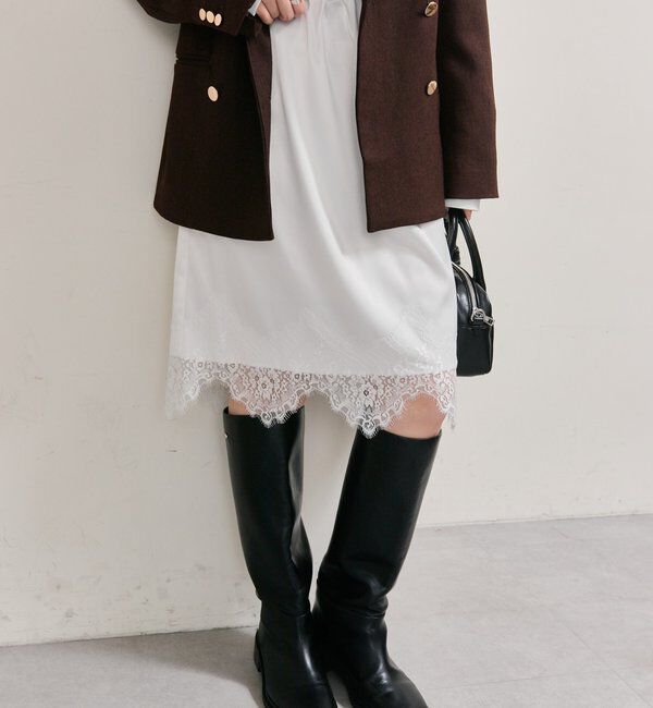 【ミスティック/mystic】 裾レースマルチスカート